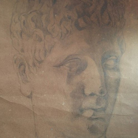 Голова с натуры