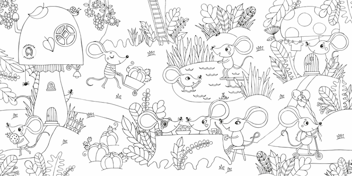 Раскраска к новому году