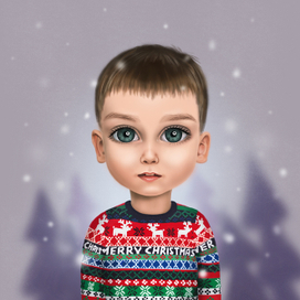 Мальчик с черными ресницами