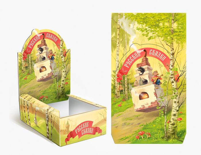 Иллюстрация для упаковки конфет