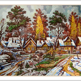 Первый снег /Мурино/