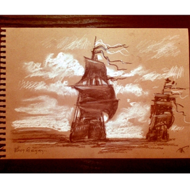 Грозный вход в мятежную бухту