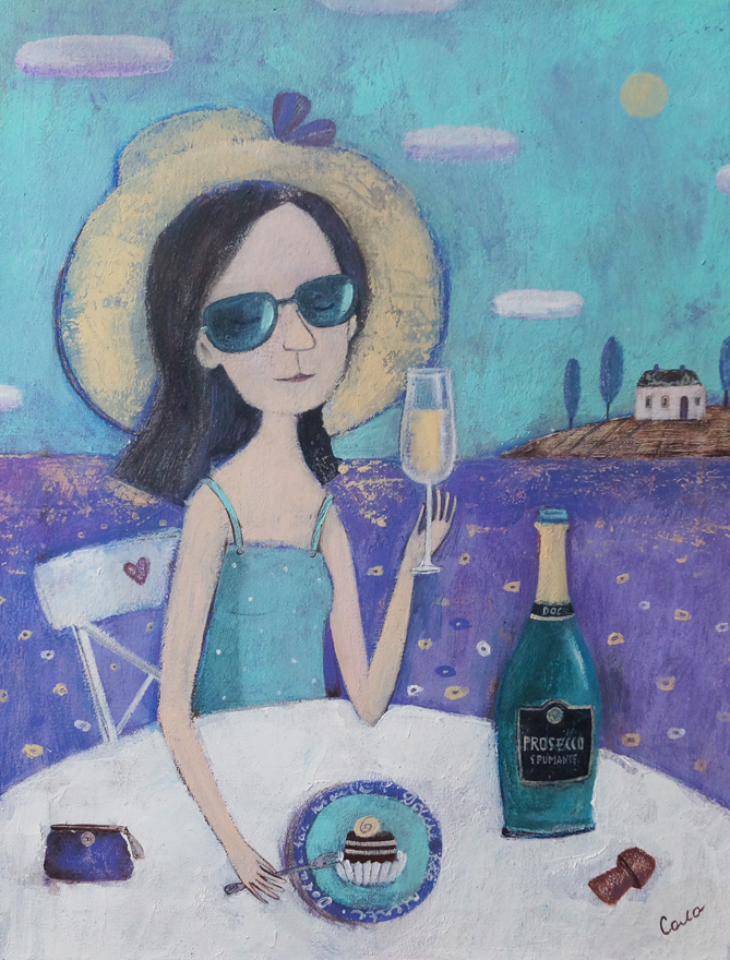 Любительница Просекко