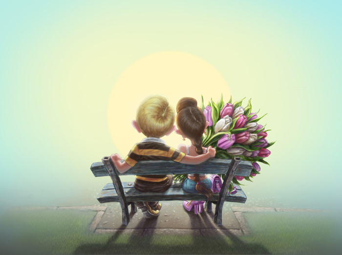 "подвал" для сайта цветов.