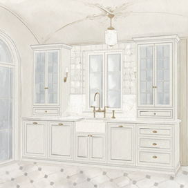 Кухня в парижском стиле