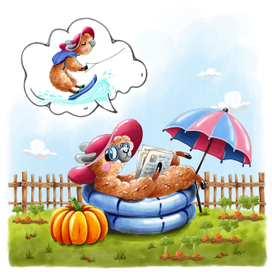 Лама мечтательница