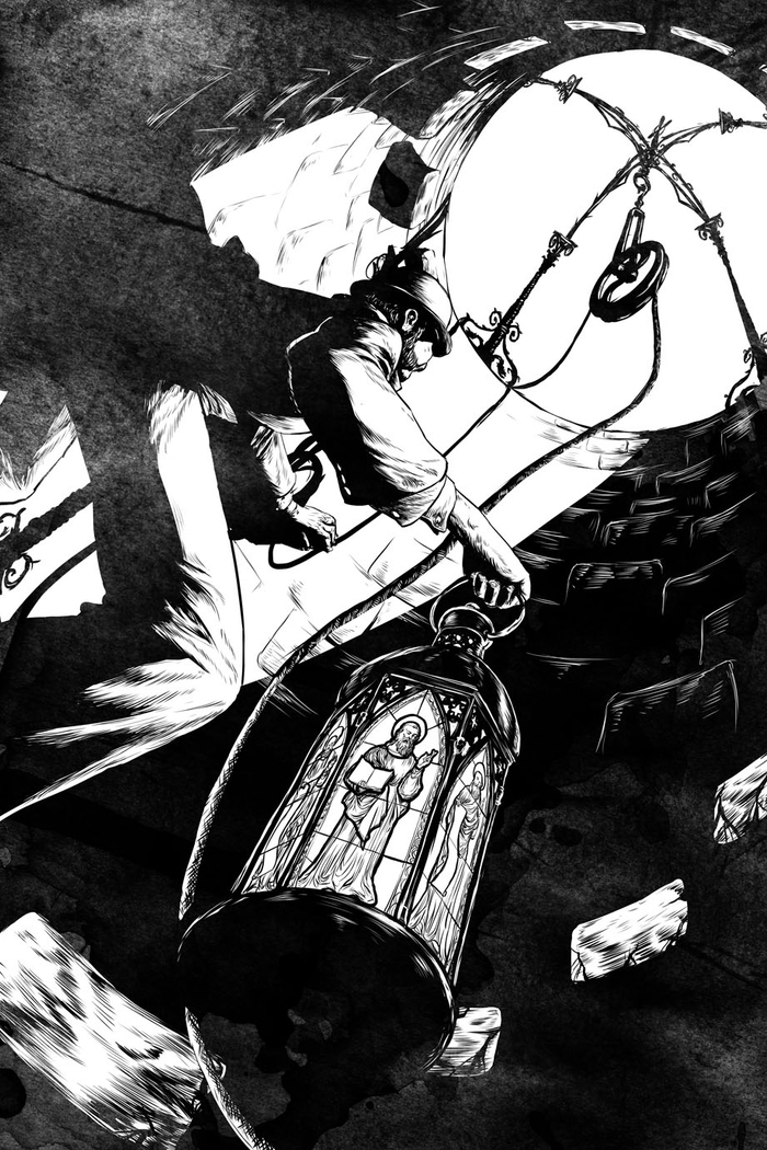 Иллюстрация к рассказу "Сокровище аббата Томаса"