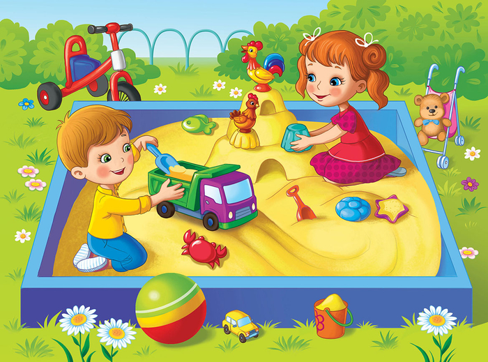 Лето. песочница