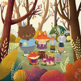 A birthday in the woods 🌸