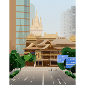 Шанхай, храм Цзинъань