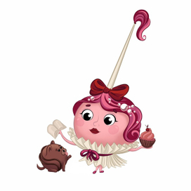 Бренд персонаж для частного кондитера