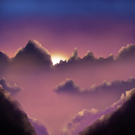 Animation sunset