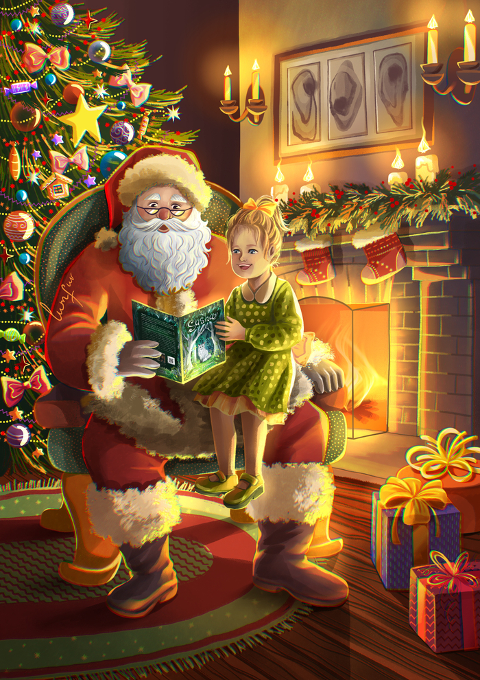 Эмерсон с Сантой 