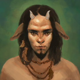 Young satyr/Молодой сатир