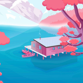 Italy’s Dolomites in colorful 