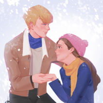 Зимние иллюстрации к рассказам Аси Лавринович