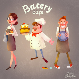Персонаж для кафе-пекарни 