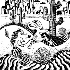 Ёжик и суслик