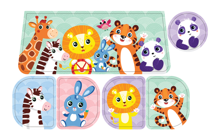 Веселые зверята