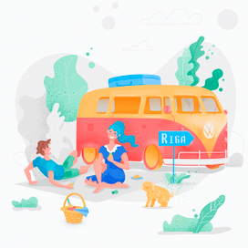 Иллюстрация на сайт страховой компании