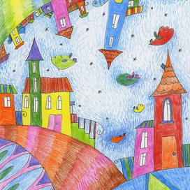 Городок вверх ногами