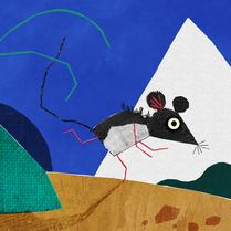 Иллюстрация к стихотворению С. Маршака «Сказка об умном мышонке»