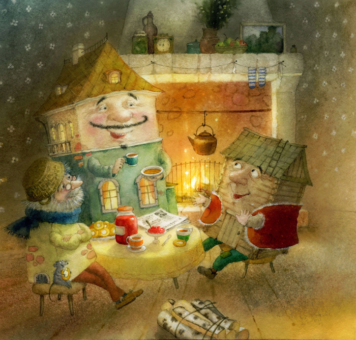 М.Яснов. Колыбельная сказка ( Подвалыч,Домыч,Сараич)