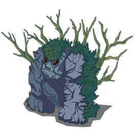 Дизайн персонажей для игры. Монстры. Локация лесная.