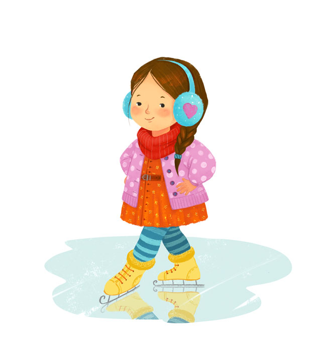 Девочка на катке