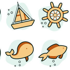 Морские иконки