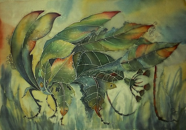 Мимикрия. (батик)