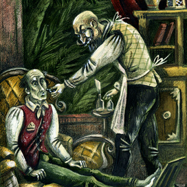 Иллюстрации к сборнику произведений Н.Н Каразина «Рождественские рассказы», издатель ИП Мамонов В.В.