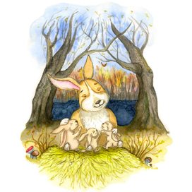 Иллюстрация для книги Листопадничек - Соколов-Микитов И.С