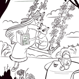 Алиса и лисенок