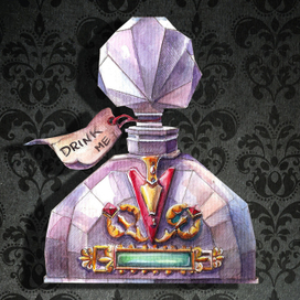 Алиса в стране чудес. Выпей меня