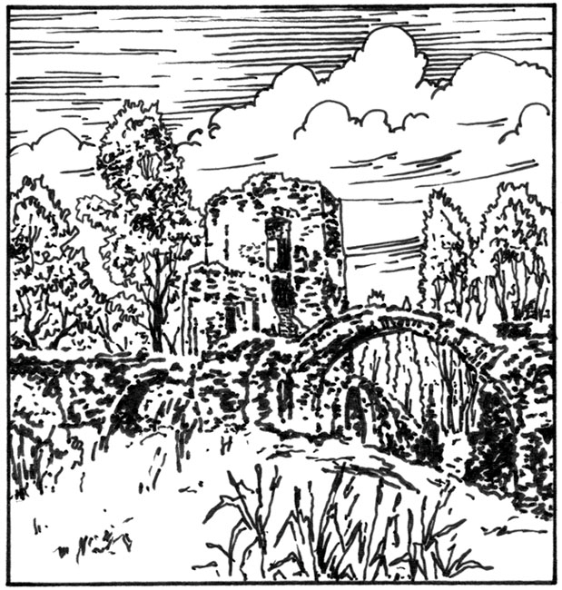 Руины замка