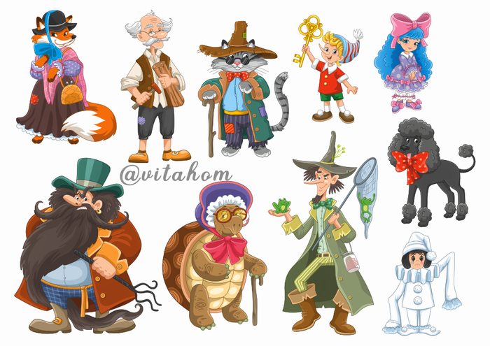 Буратино. Персонажи