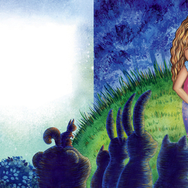 Оформление детской книги "Сонные сказки"