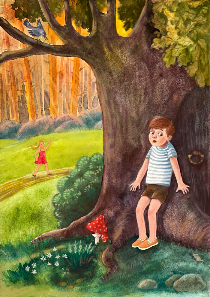 Тима нашёл волшебную дверь 