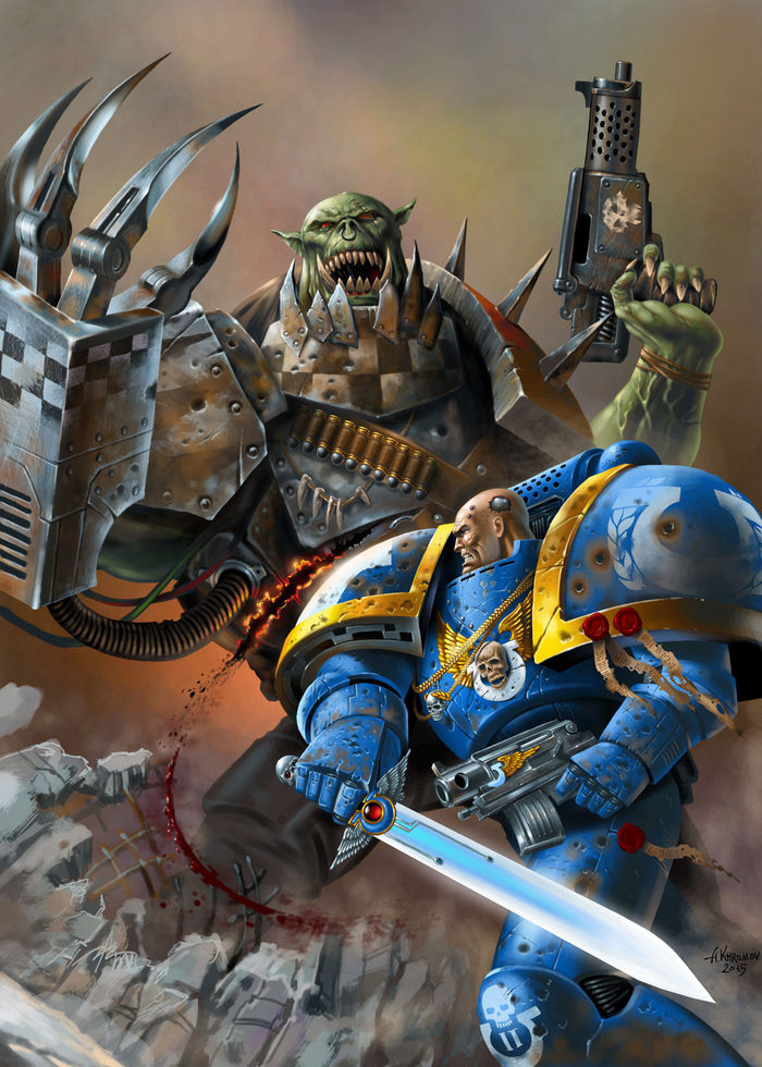 Ultramarines vs. Ork
