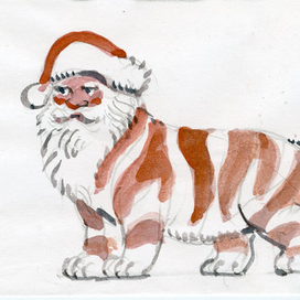 новогодний тигросфинкс