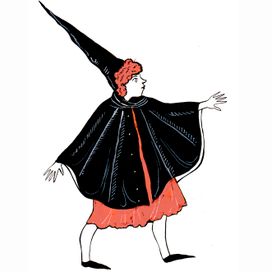 Иллюстрация к книге Алексея Дурново "Рыжий Рыцарь".Персонажи.Девочка Миста  .издательство Albus Corvus