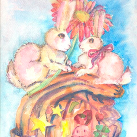 Зайки-помпоны