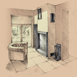 Интерьерная иллюстрация