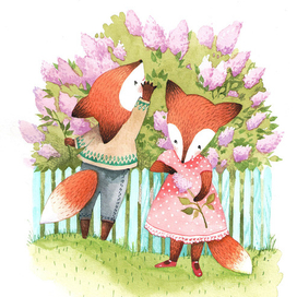 веточка сирени