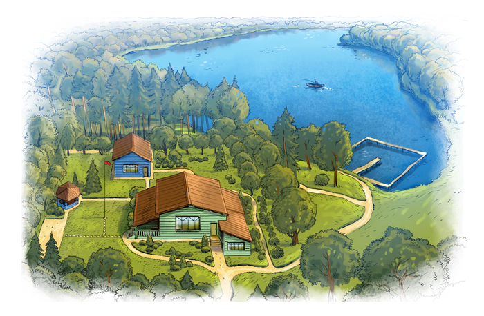 "Тайга Фенимора" иллюстрация