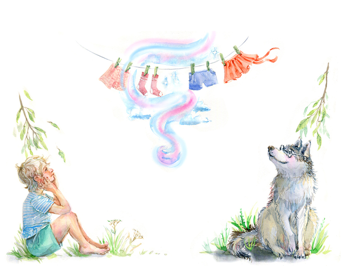 Иллюстрация для сказок Юлии Чернухиной "Волшебные витражи. Удивительные истории". Издательство "Эксмо"