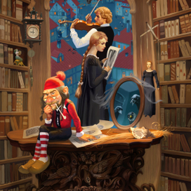 Двери города книг.