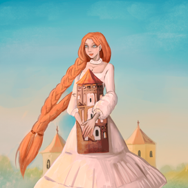 Девушка и Мирский замок