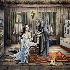 Обучение молодой ведьмы